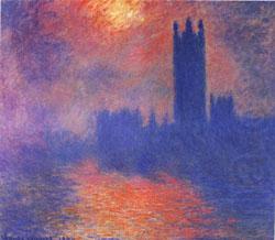 London,Parliament, Claude Monet